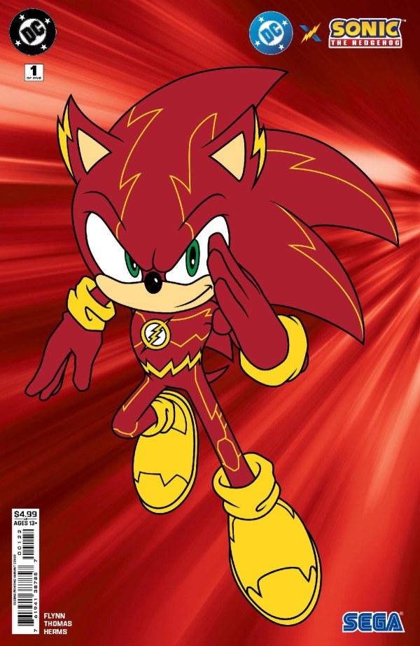 DC X SONIC THE HEDGEHOG #1 2ND PRINTING PABLO M. COLLAR