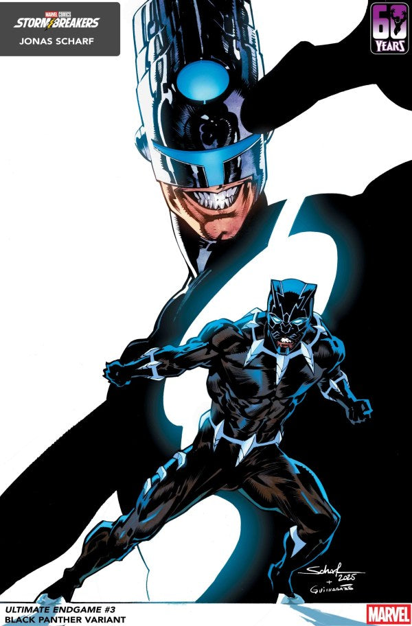 ULTIMATE ENDGAME #3 JONAS SCHARF BLACK PANTHER VARIANT