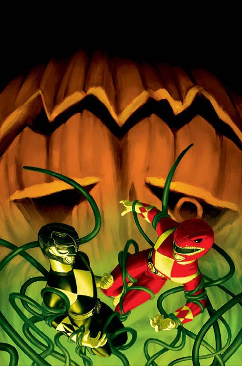 MIGHTY MORPHIN POWER RANGERS HALLOWEEN SPECIAL #1 C VARIANT (FULL ART, FOIL, MERCADO)