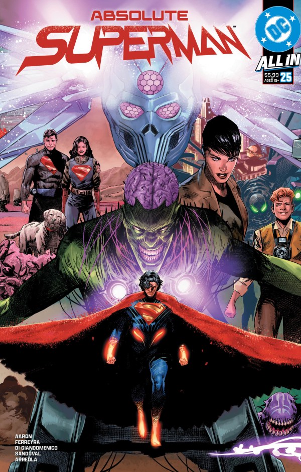 ABSOLUTE SUPERMAN #25 CVR A RAFA SANDOVAL GATEFOLD TRIPTYCH